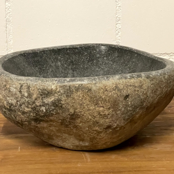 Flussstein Waschbecken A801 / 34x34